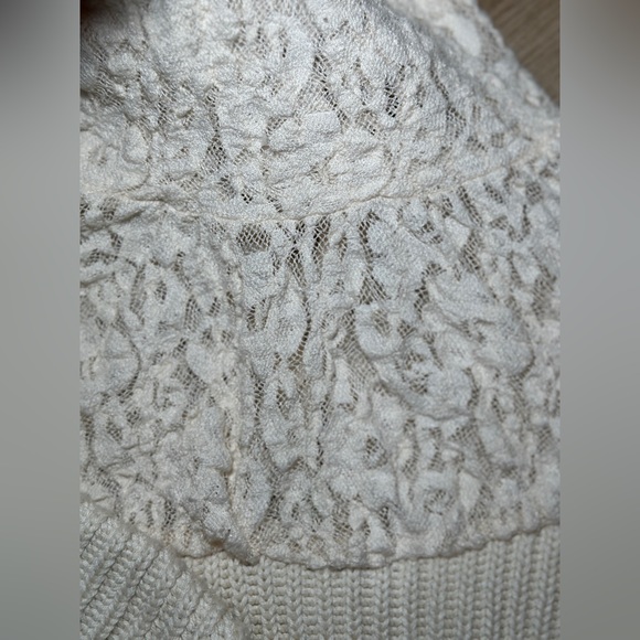Zara lace knit sweater, size M NWT - Picture 9 of 11